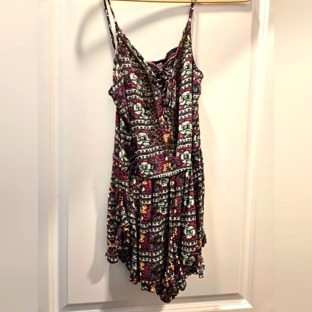 Multi-color romper